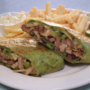 southern philly steak wrap